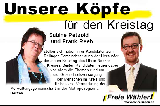 Unsere Kpfe fr den Kreistag